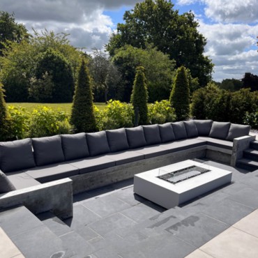 Sunbrella Solids & Stripes Blush